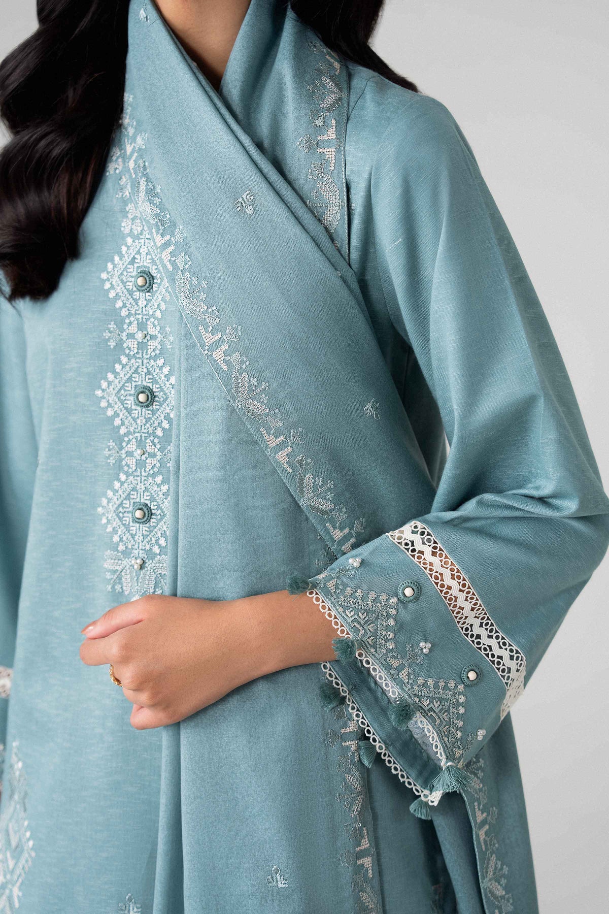 3 Piece - Embroidered Suit - U3PE-NISHA26WV1-65