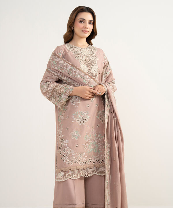 3 Piece - Embroidered Lawn Suit
