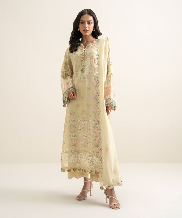 3 Piece - Embroidered Lawn Suit