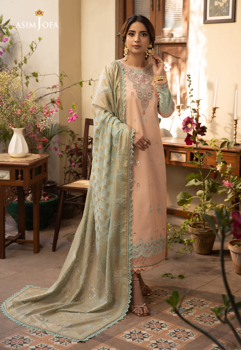 AJZB-16 EMBROIDERED CAMBRIC 3 PCS