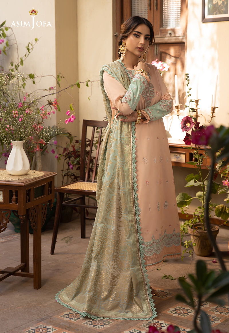 AJZB-16 EMBROIDERED CAMBRIC 3 PCS