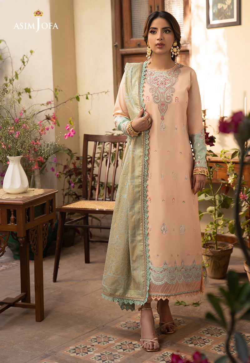 AJZB-16 EMBROIDERED CAMBRIC 3 PCS