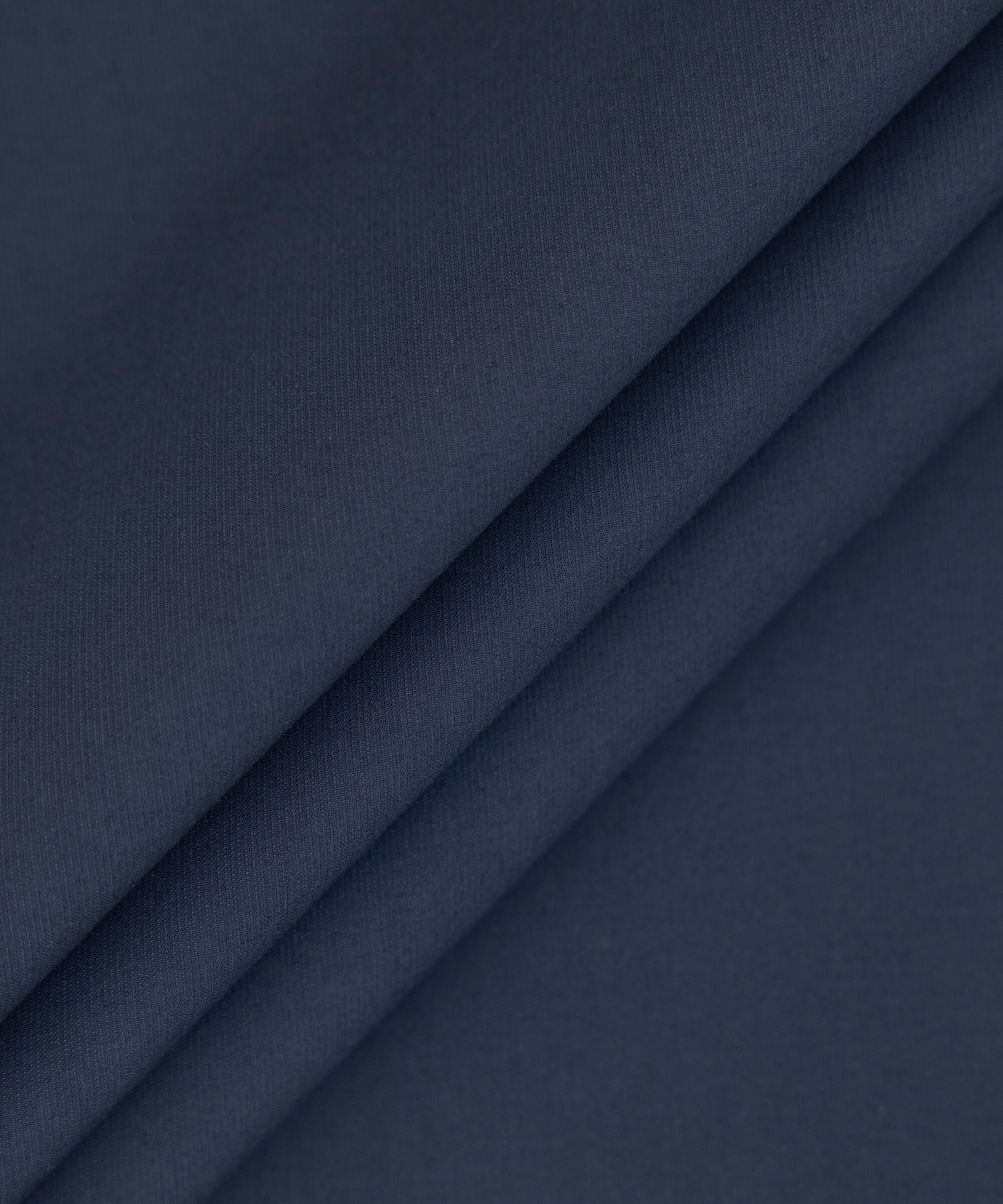Men's Unstitched 2-Piece Premium Cotton Dobby Navy Suit