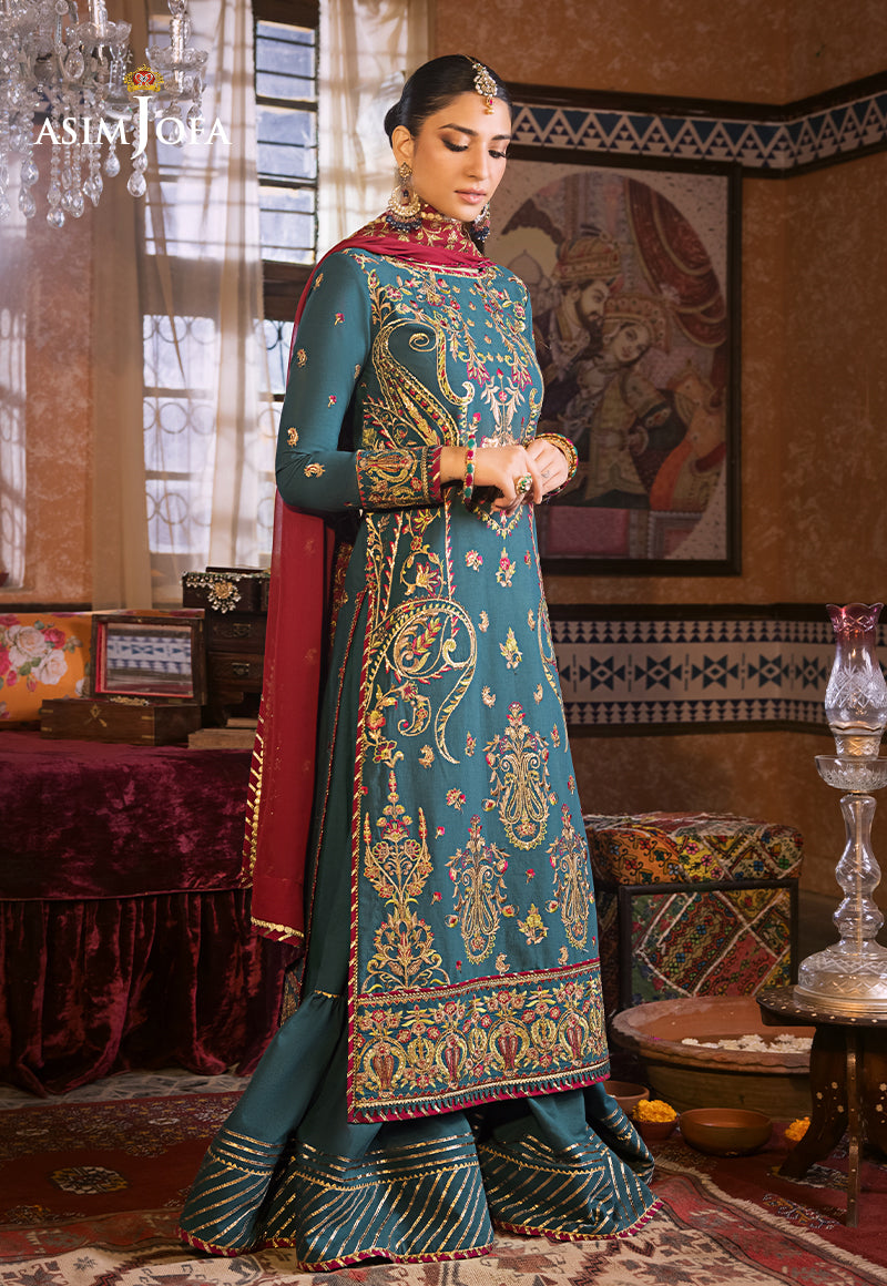 AJLR-28 EMBROIDERED LAWN 3 PCS