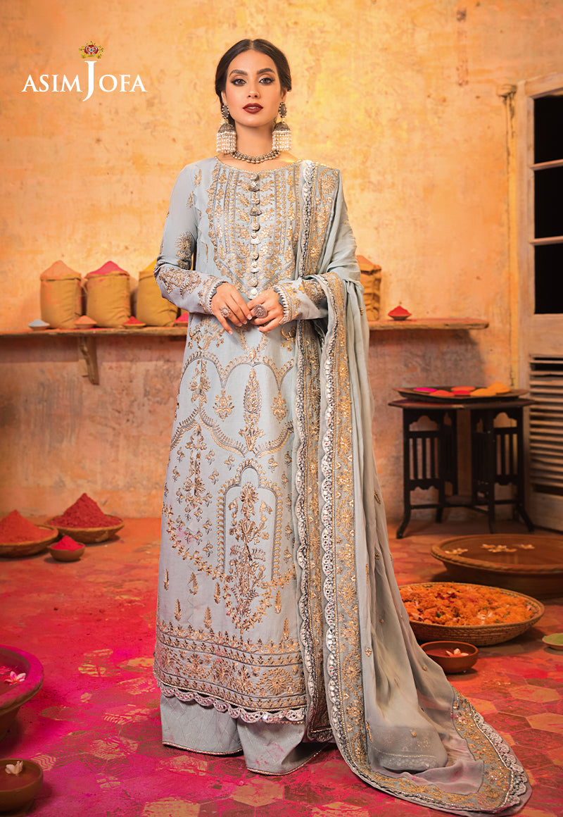 AJLR-23 EMBROIDERED LAWN 3 PCS