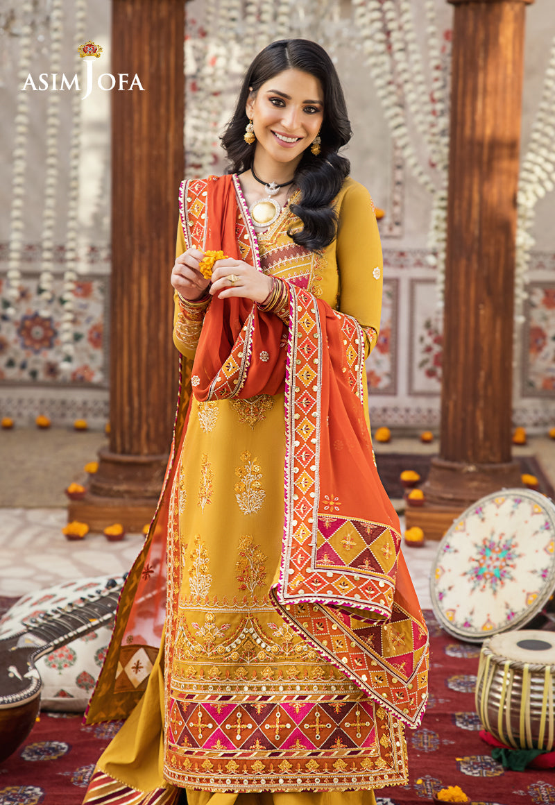 AJLR-03 EMBROIDERED LAWN 3 PCS
