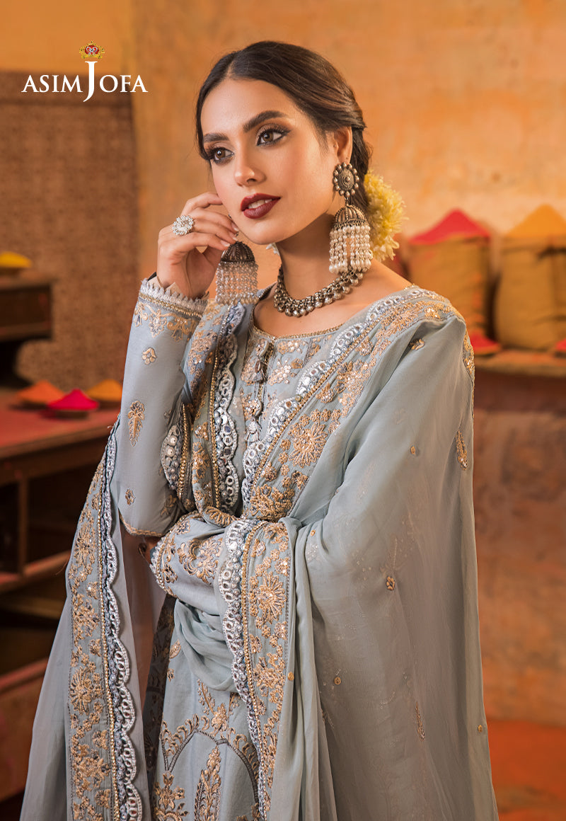 AJLR-23 EMBROIDERED LAWN 3 PCS