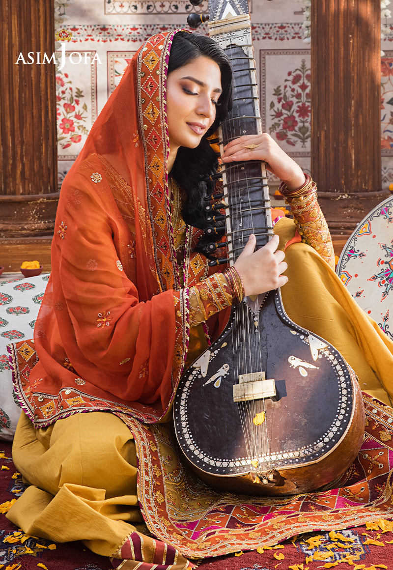 AJLR-03 EMBROIDERED LAWN 3 PCS