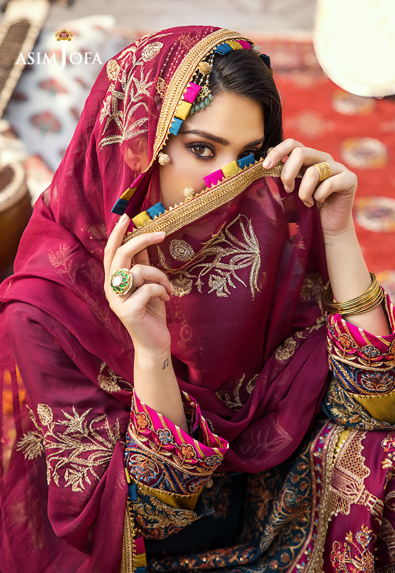 AJLR-12 EMBROIDERED LAWN 3 PCS