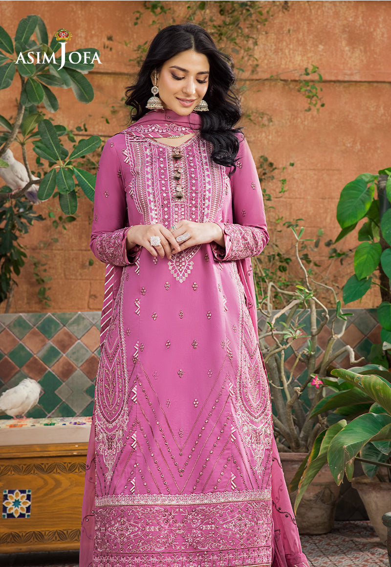 AJLR-24 EMBROIDERED LAWN 3 PCS