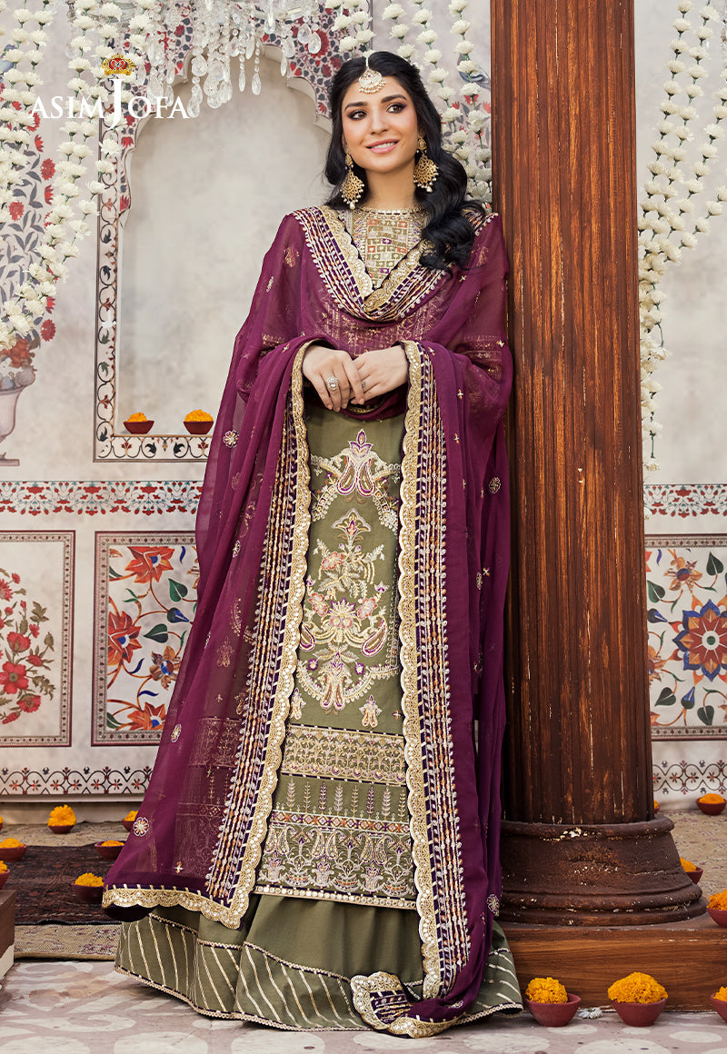 AJLR-06 EMBROIDERED LAWN 3 PCS