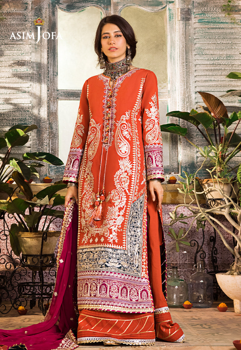 AJLR-22 EMBROIDERED LAWN 3 PCS