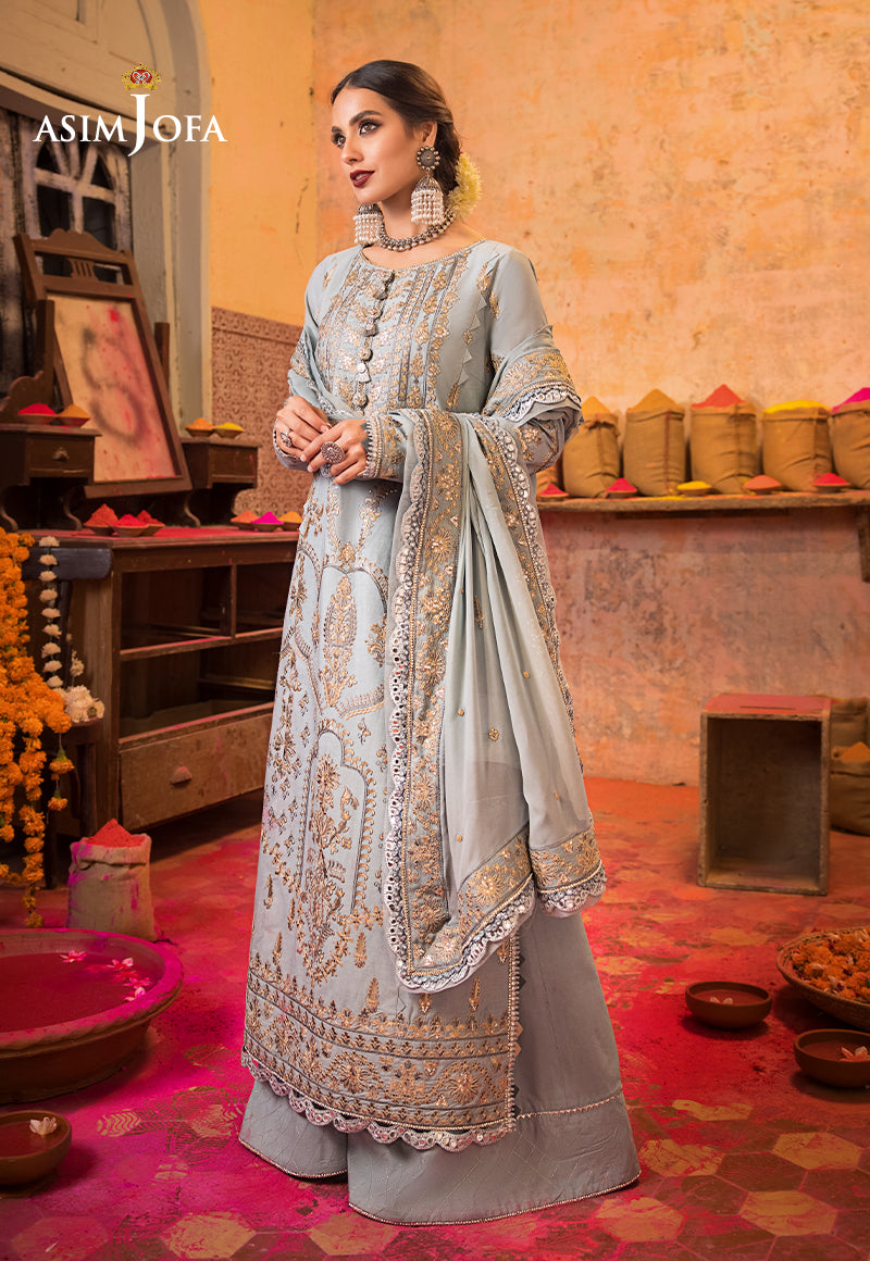 AJLR-23 EMBROIDERED LAWN 3 PCS