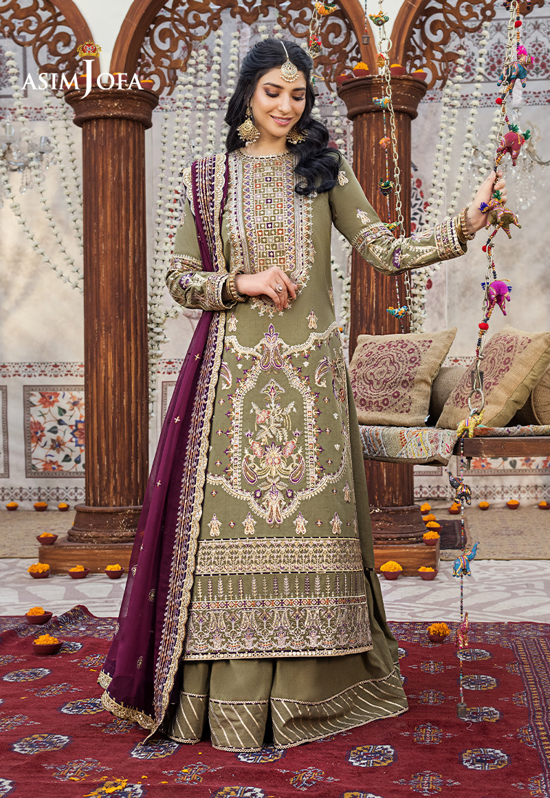 AJLR-06 EMBROIDERED LAWN 3 PCS