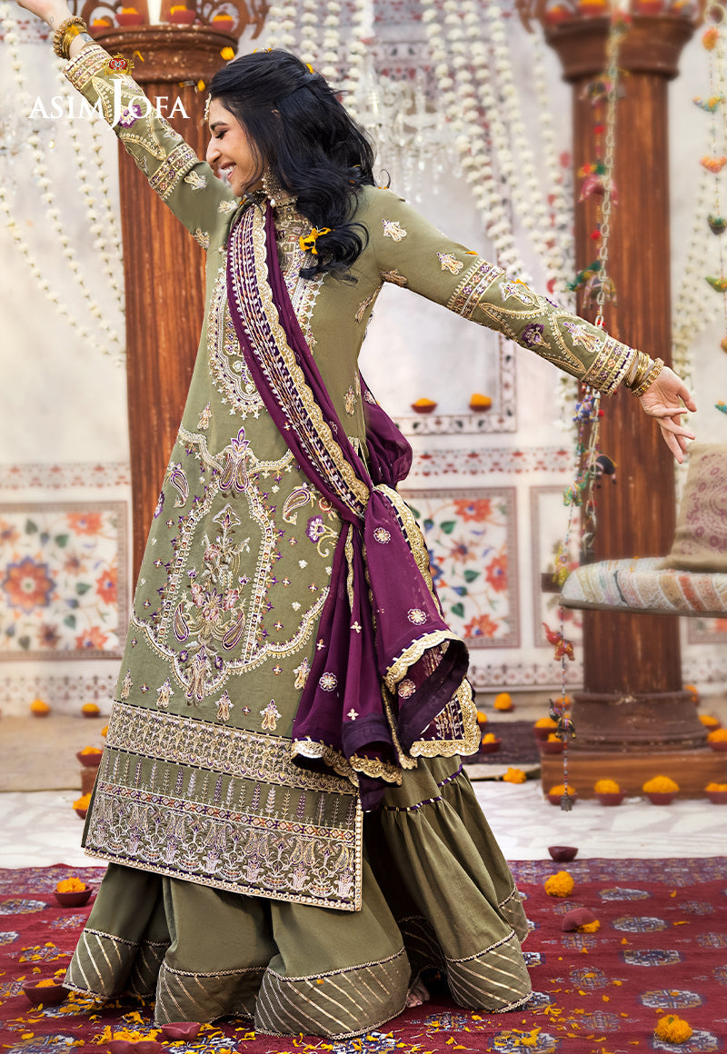 AJLR-06 EMBROIDERED LAWN 3 PCS
