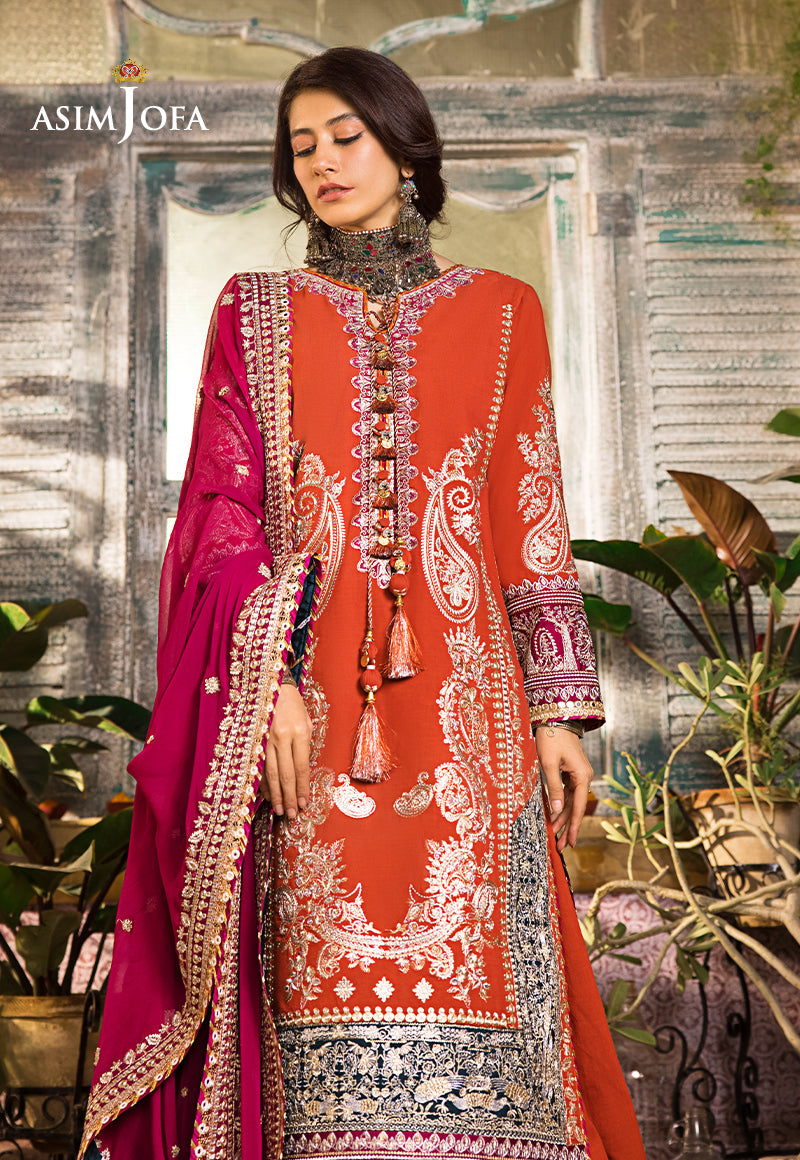 AJLR-22 EMBROIDERED LAWN 3 PCS