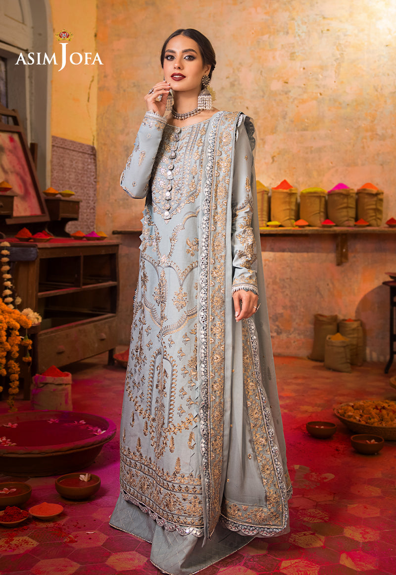 AJLR-23 EMBROIDERED LAWN 3 PCS