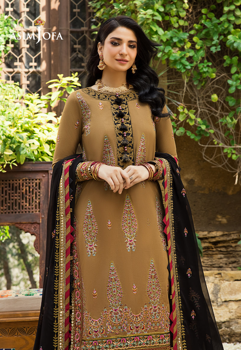 AJLR-09 EMBROIDERED LAWN 3 PCS