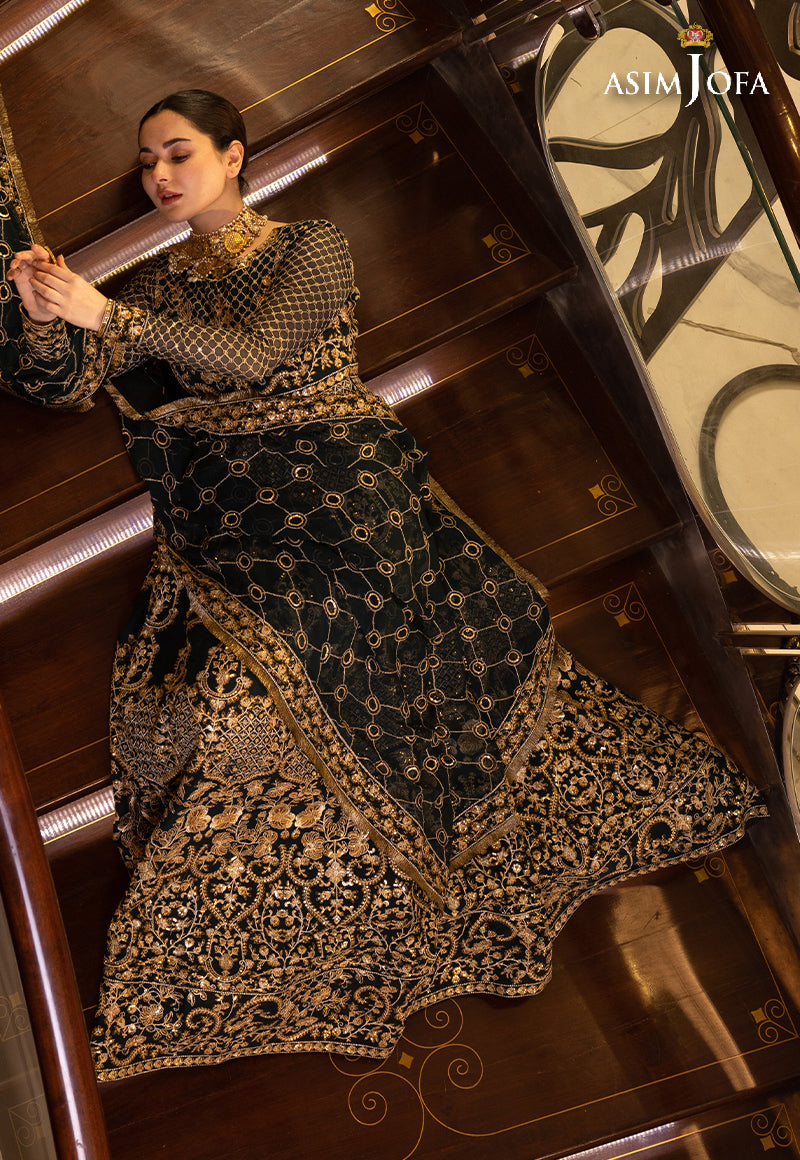 AJHJ-25 EMBROIDERED CHIFFON 3 PCS