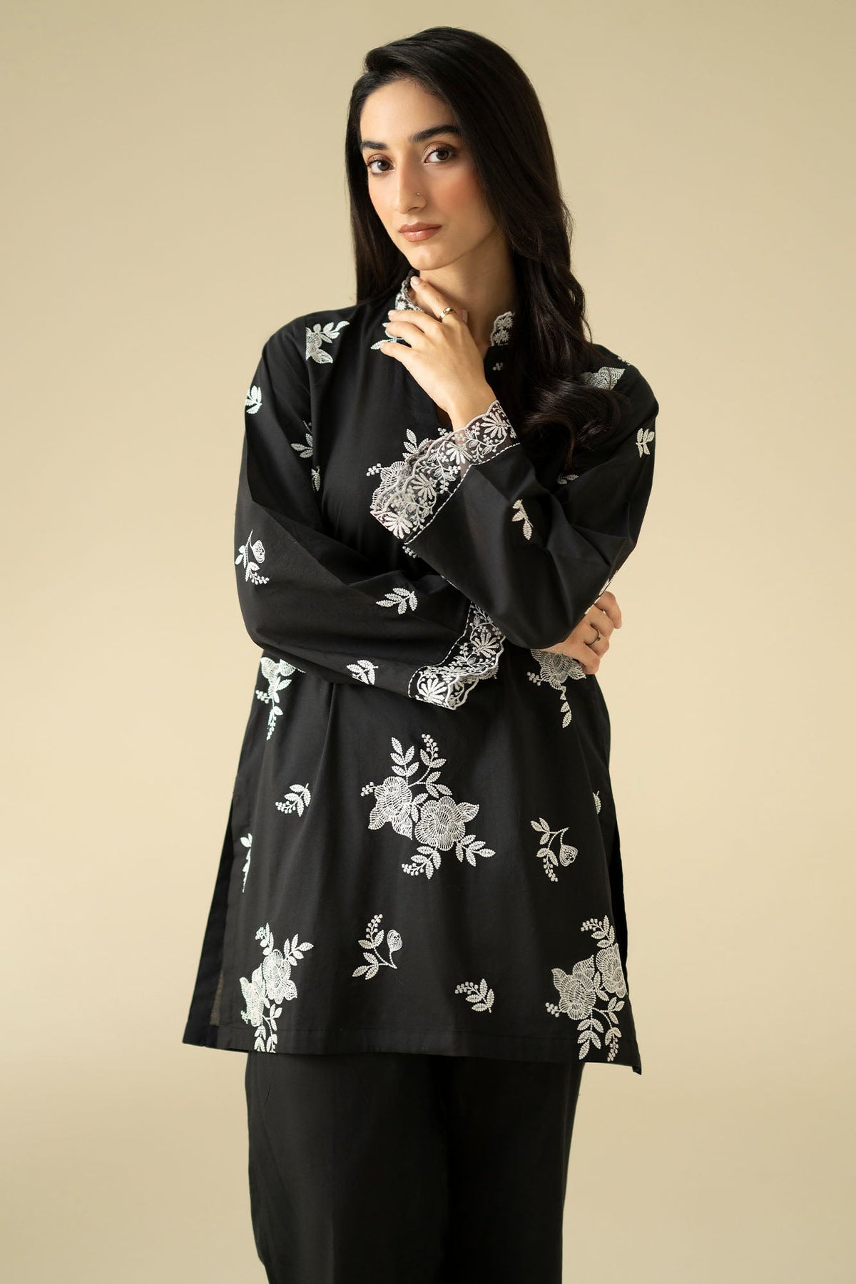 ASH BLACK -2PC (SHIRT & TROUSER)