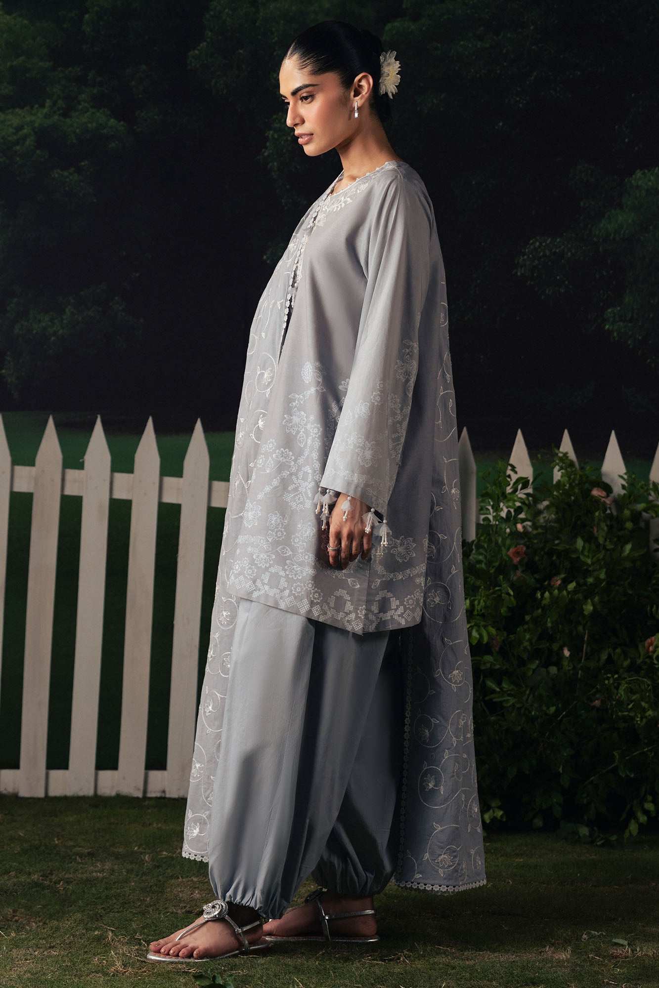SELENE GLOW-3PC PRINTED SUIT