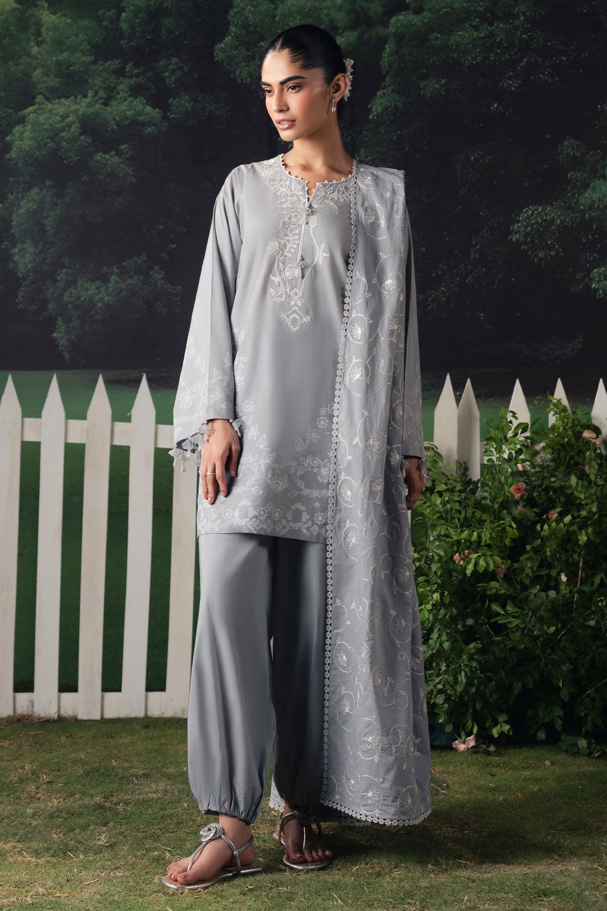SELENE GLOW-3PC PRINTED SUIT