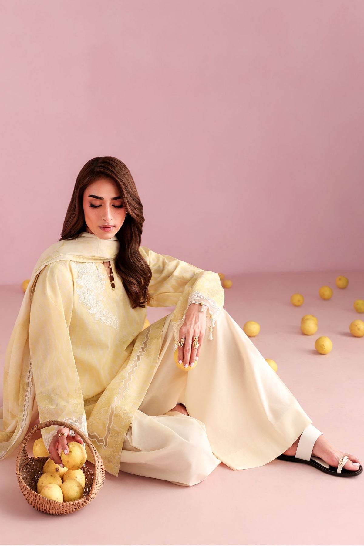 FLORAL HAZE-3PC PRINTED LAWN SUIT