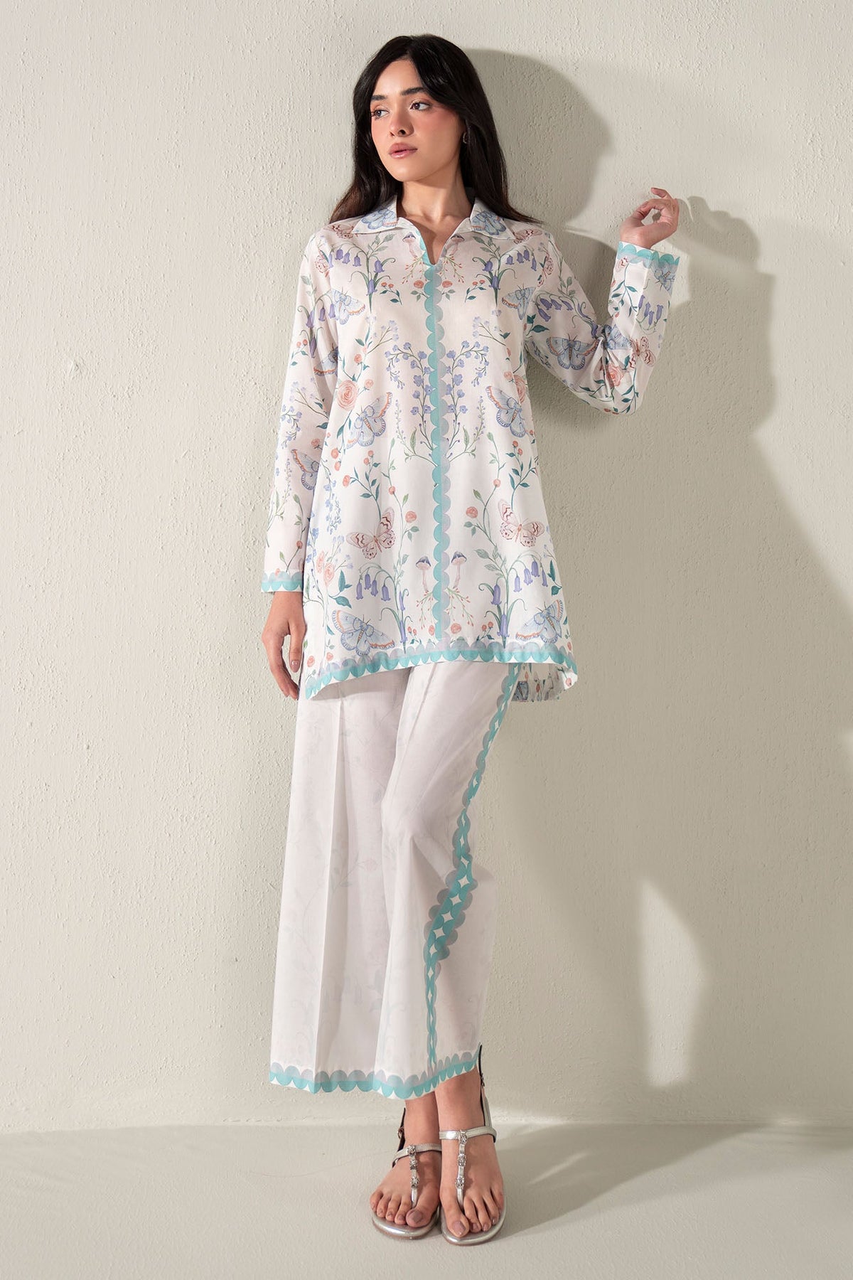 ORCHID WHISPER-2PC (SHIRT & TROUSER)