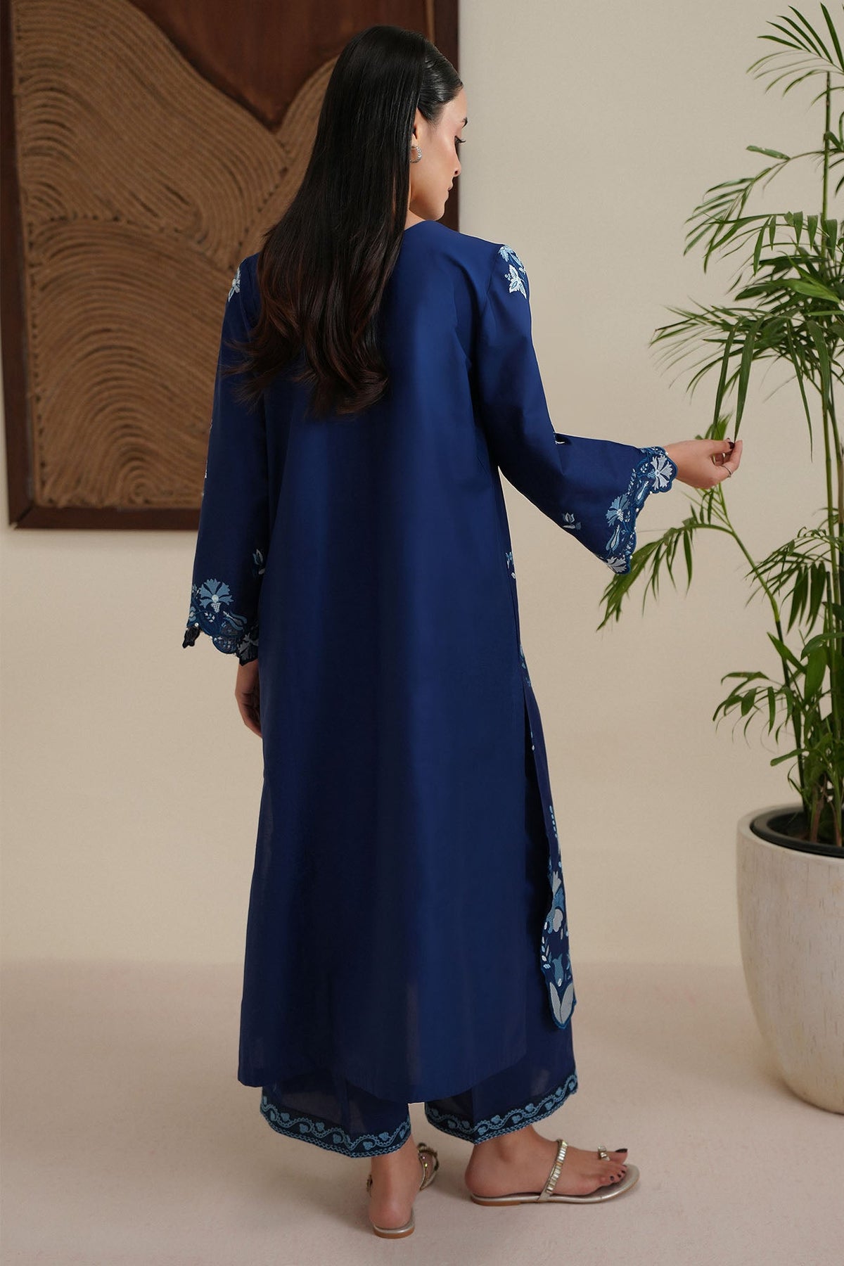 MIDNIGHT INDIGO-2PC (SHIRT & TROUSER)