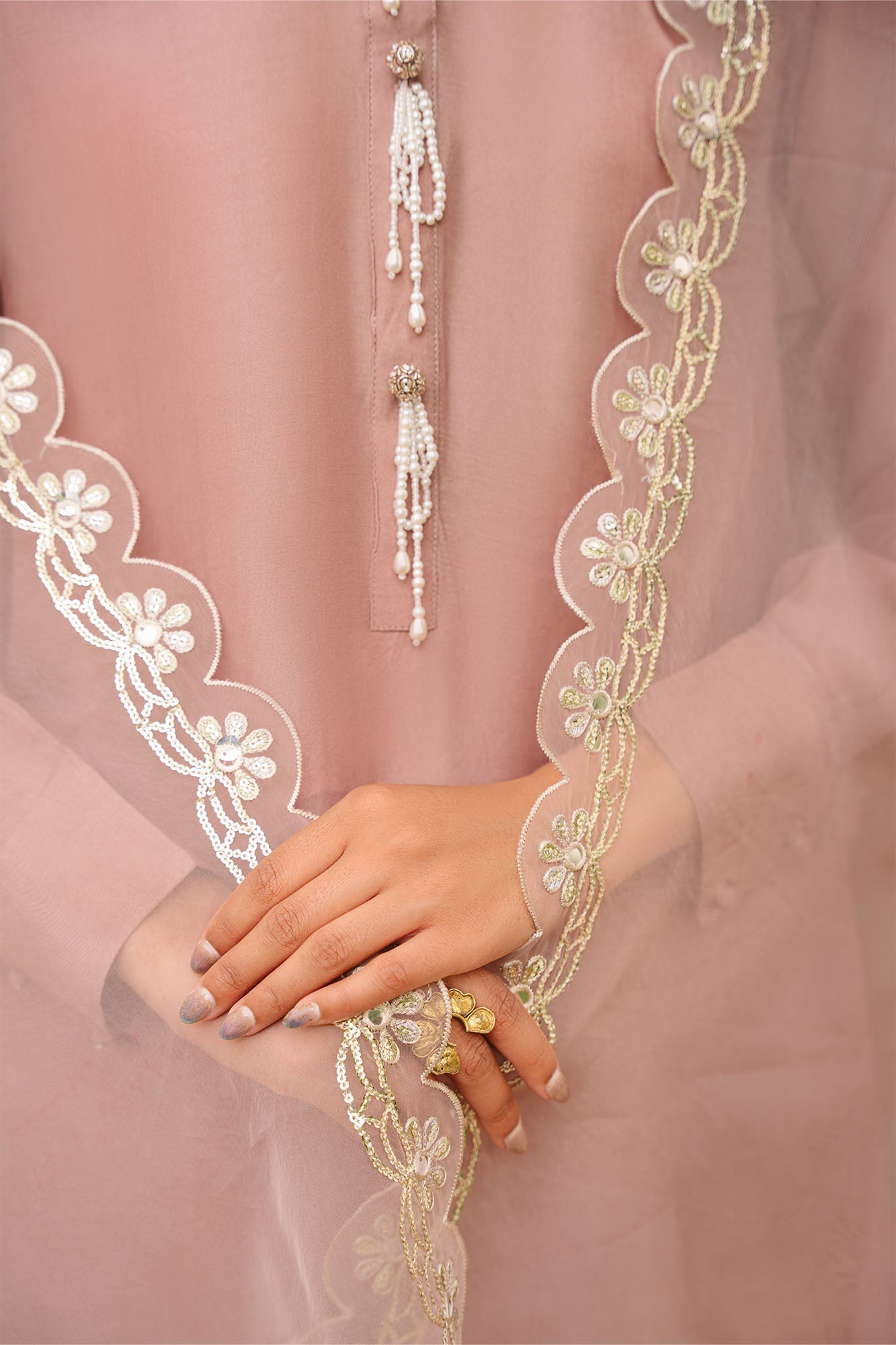 AMBER ECHO -3PC (SHIRT, TROUSER & DUPATTA)