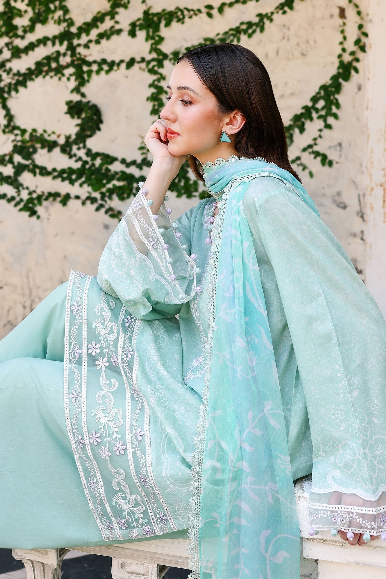 SUMMER BREEZE-3PC (SHIRT, TROUSER & DUPATTA)