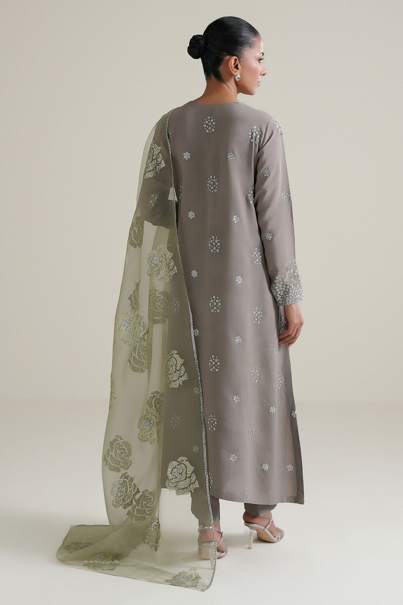 RADIANT JADE -3PC SILK EMBROIDERED SUIT
