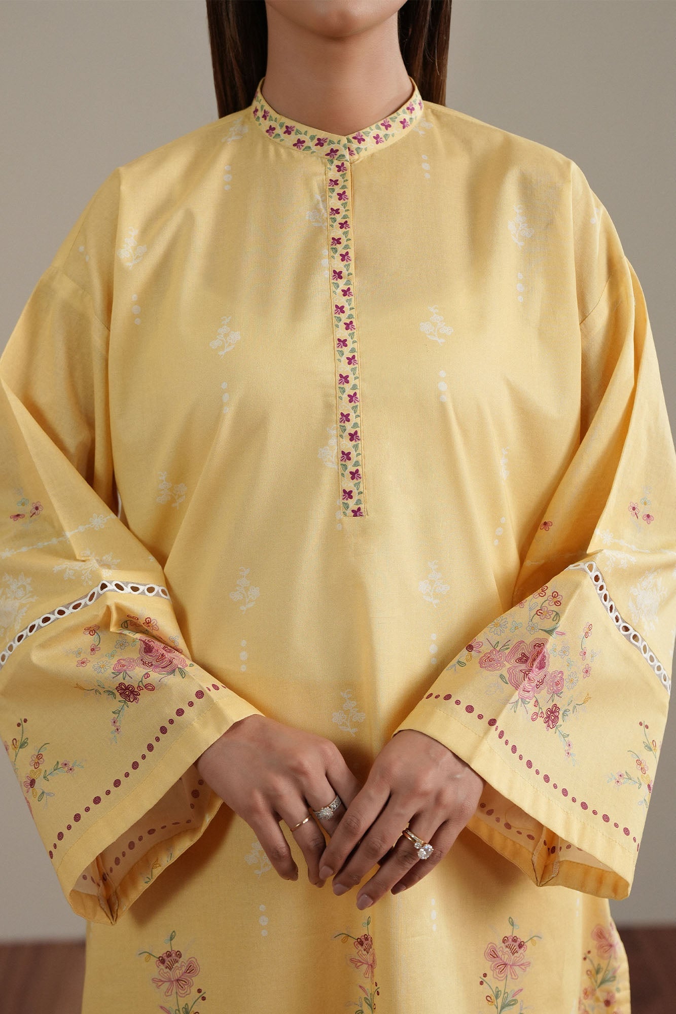 GARNET BLOOM-2PC (SHIRT & TROUSER)