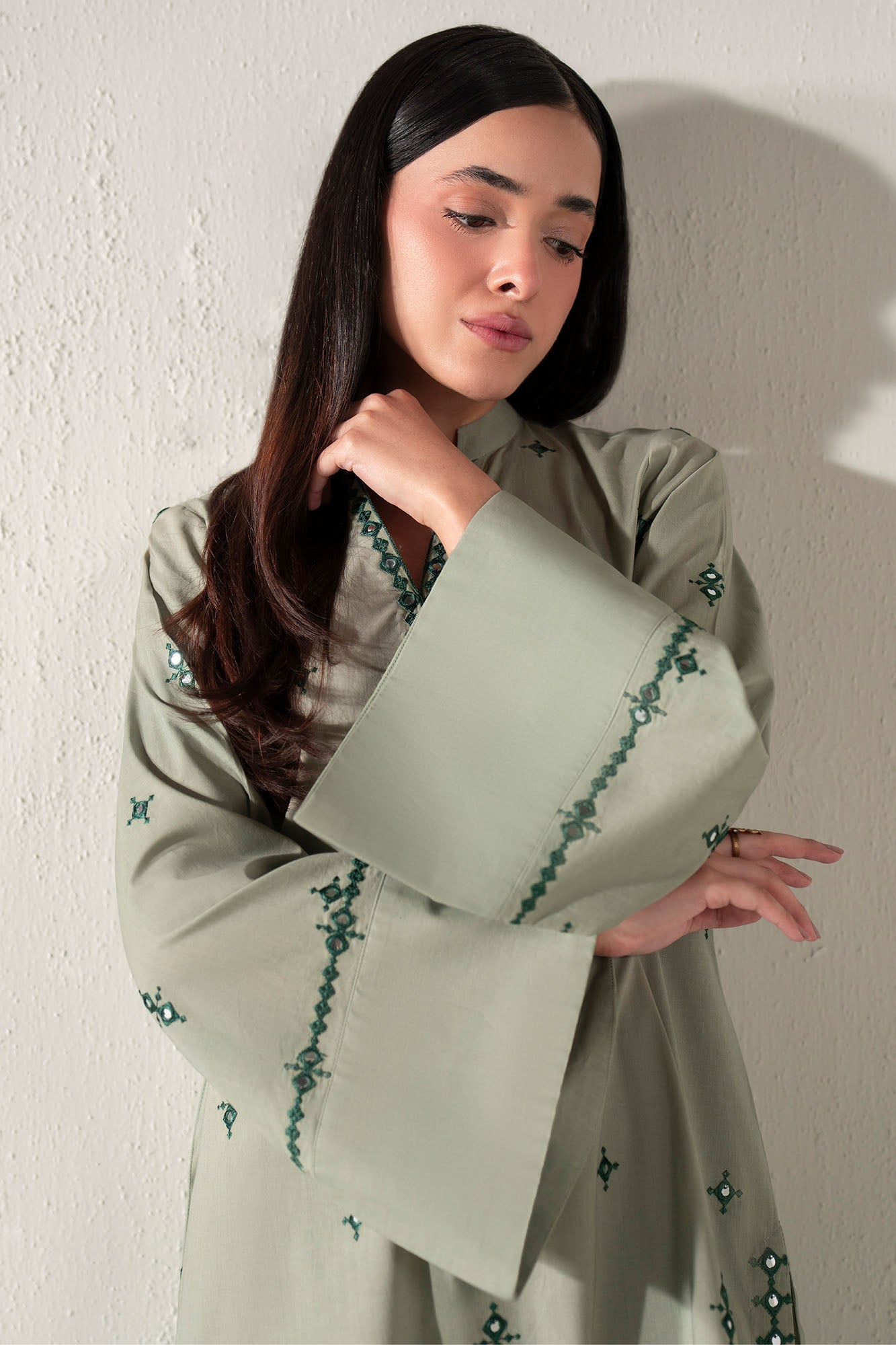 CYMBIDIUM ORCHID -2PC (SHIRT & TROUSER)