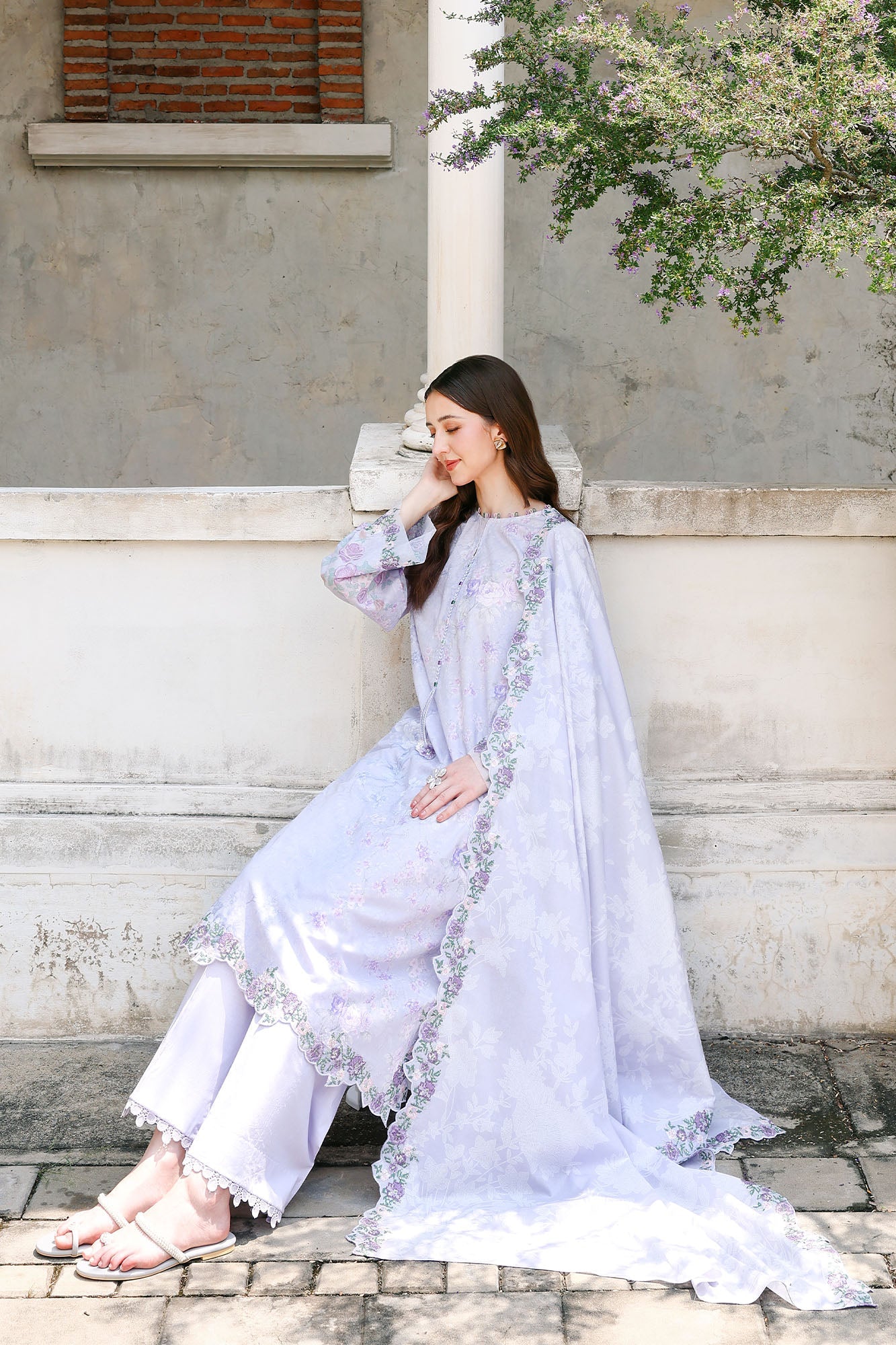 CRYSTAL GLAZE-3PC (SHIRT, TROUSER & DUPATTA)