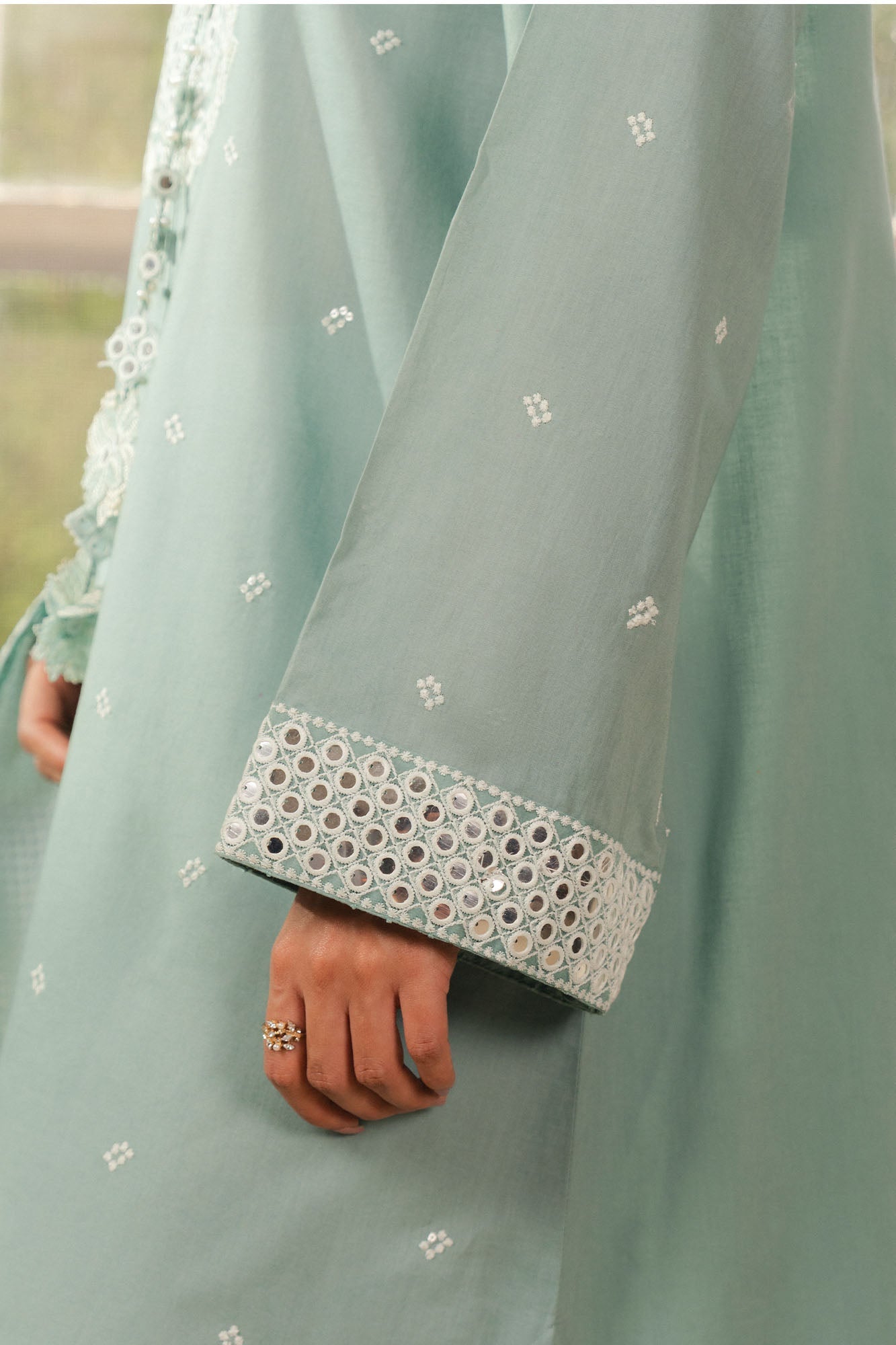 NILE BLUE-2PC (SHIRT & DUPATTA)