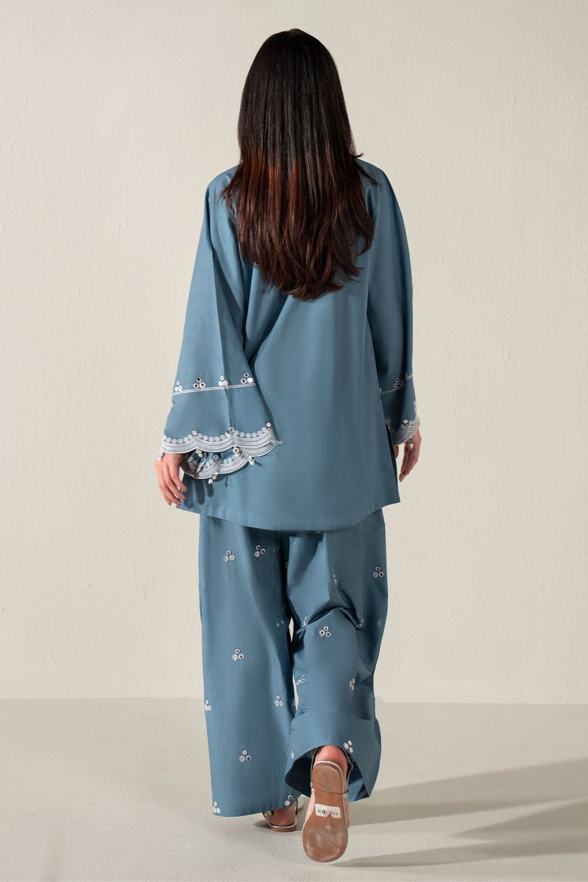 AURELIAN BLUE-2PC (SHIRT & SHALWAR)