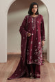 CRIMSON MAJESTY-3PC EMBROIDERED LAWN SUIT