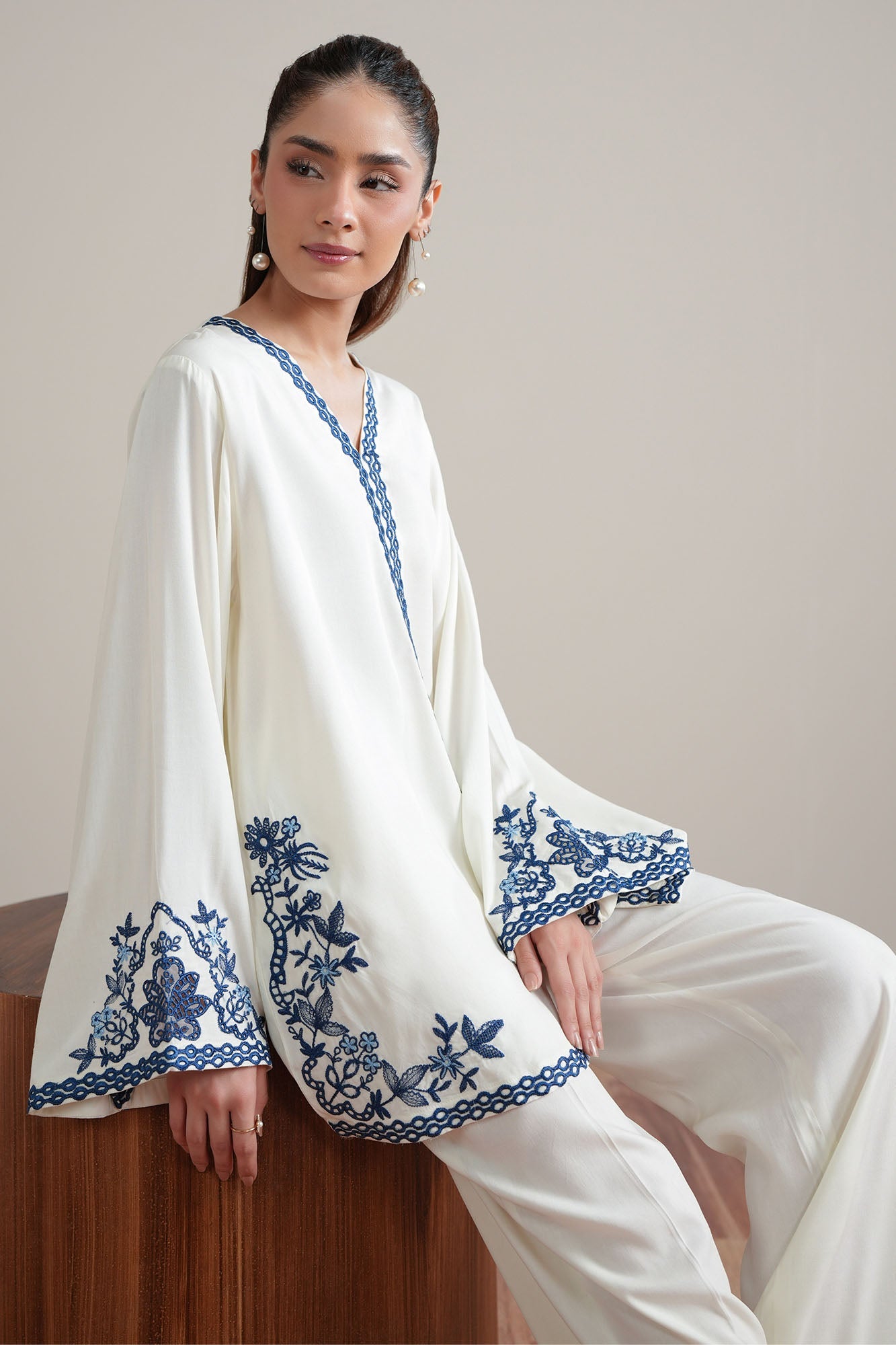 IVORY DUO-2PC (SHIRT & TROUSER)