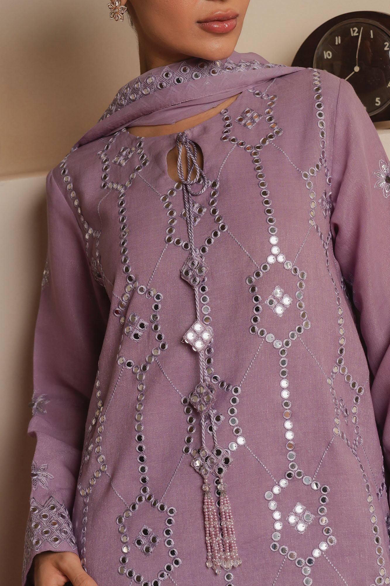 AMETHYST SHIMMER -3PC (SHIRT, SHALWAR & DUPATTA)