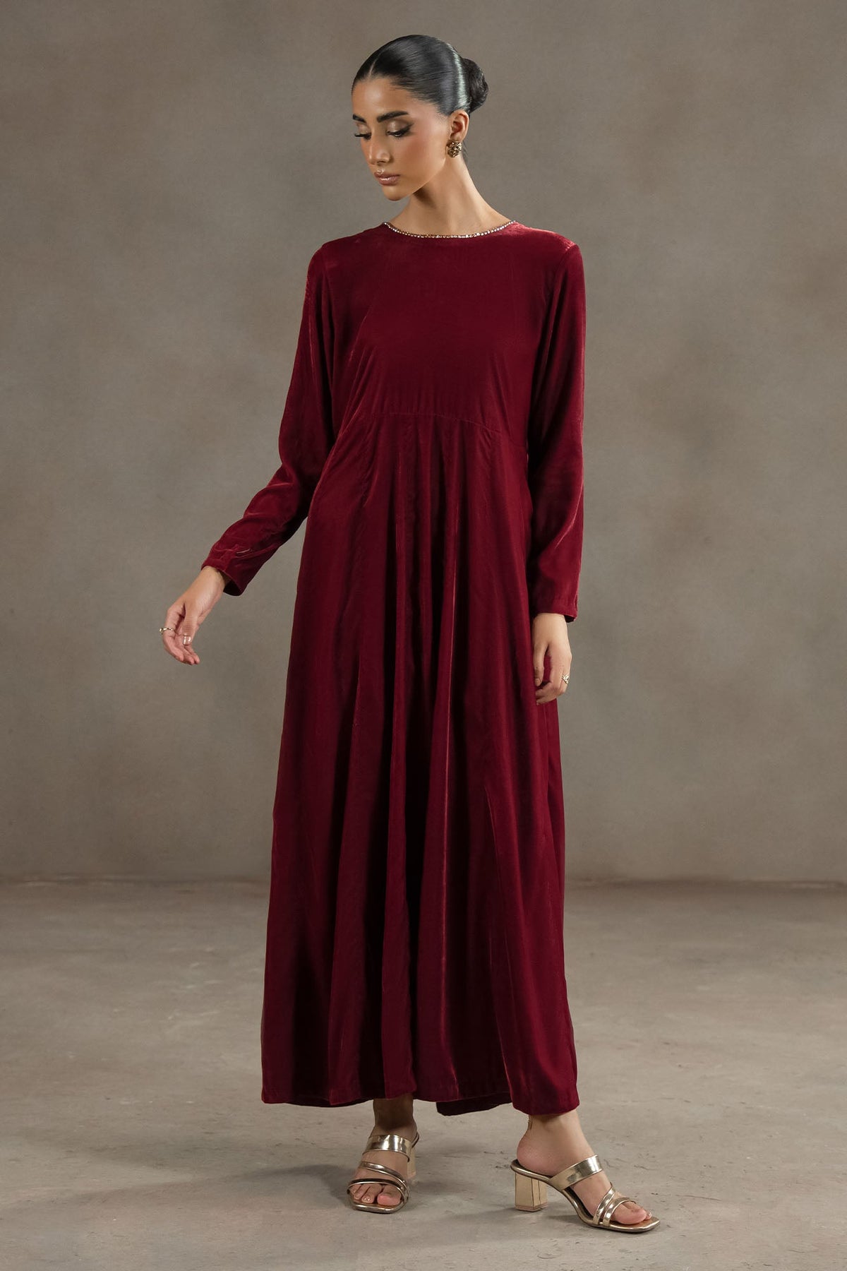 SCARLET GRACE VELVET SHIRT