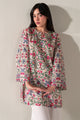 CORAL BLOOM PRINTED LAWN SHIRT