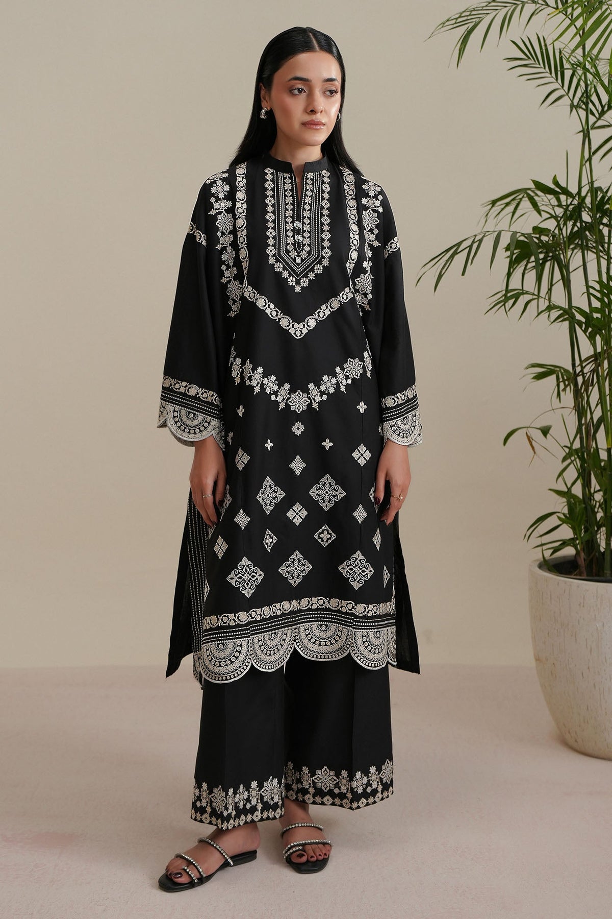 MYSTIC COAL-2PC (SHIRT & TROUSER)
