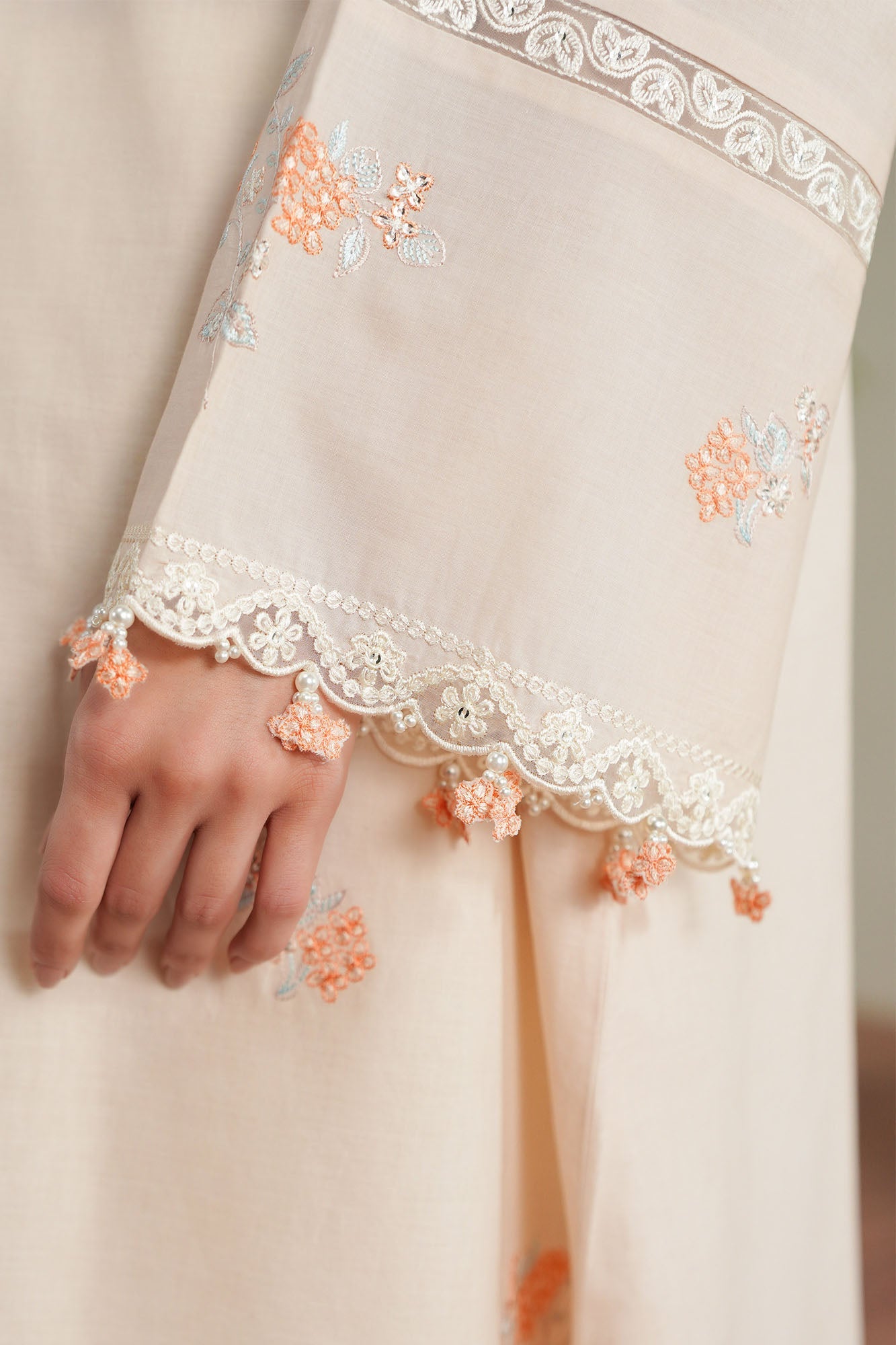 SOFT APPRICOT-2PC (SHIRT & DUPATTA)