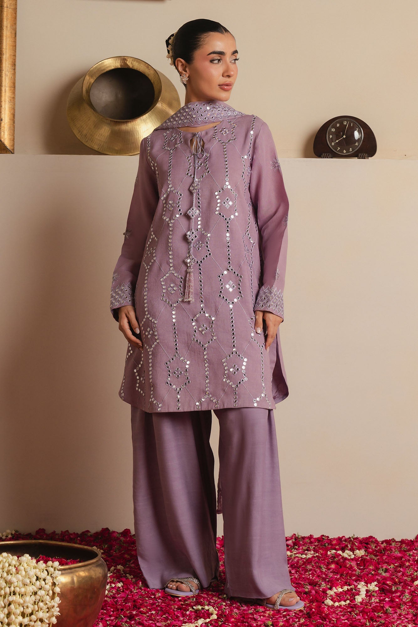 AMETHYST SHIMMER -3PC (SHIRT, SHALWAR & DUPATTA)