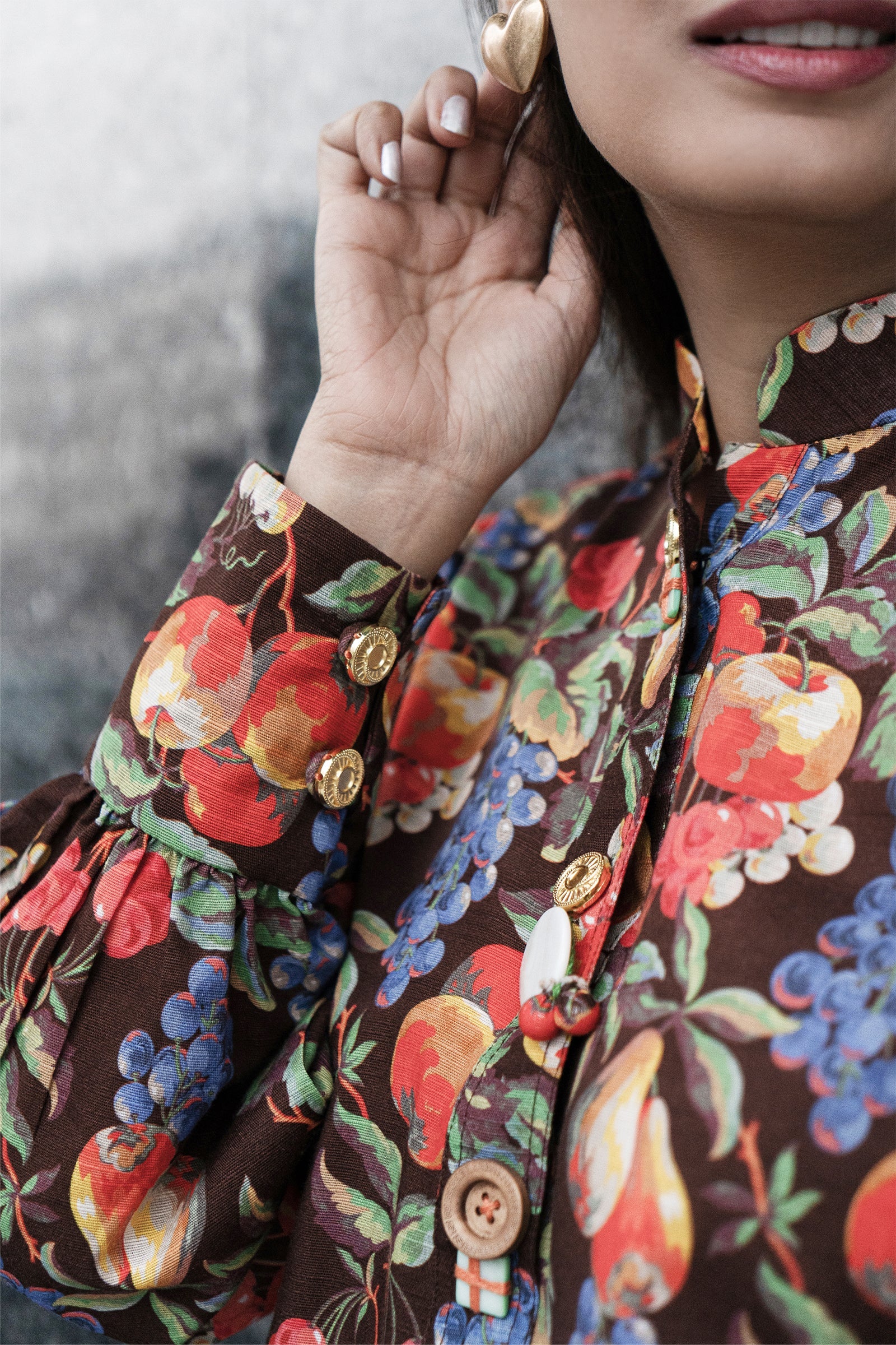 3 Piece Embroidered Cotton Satin Suit