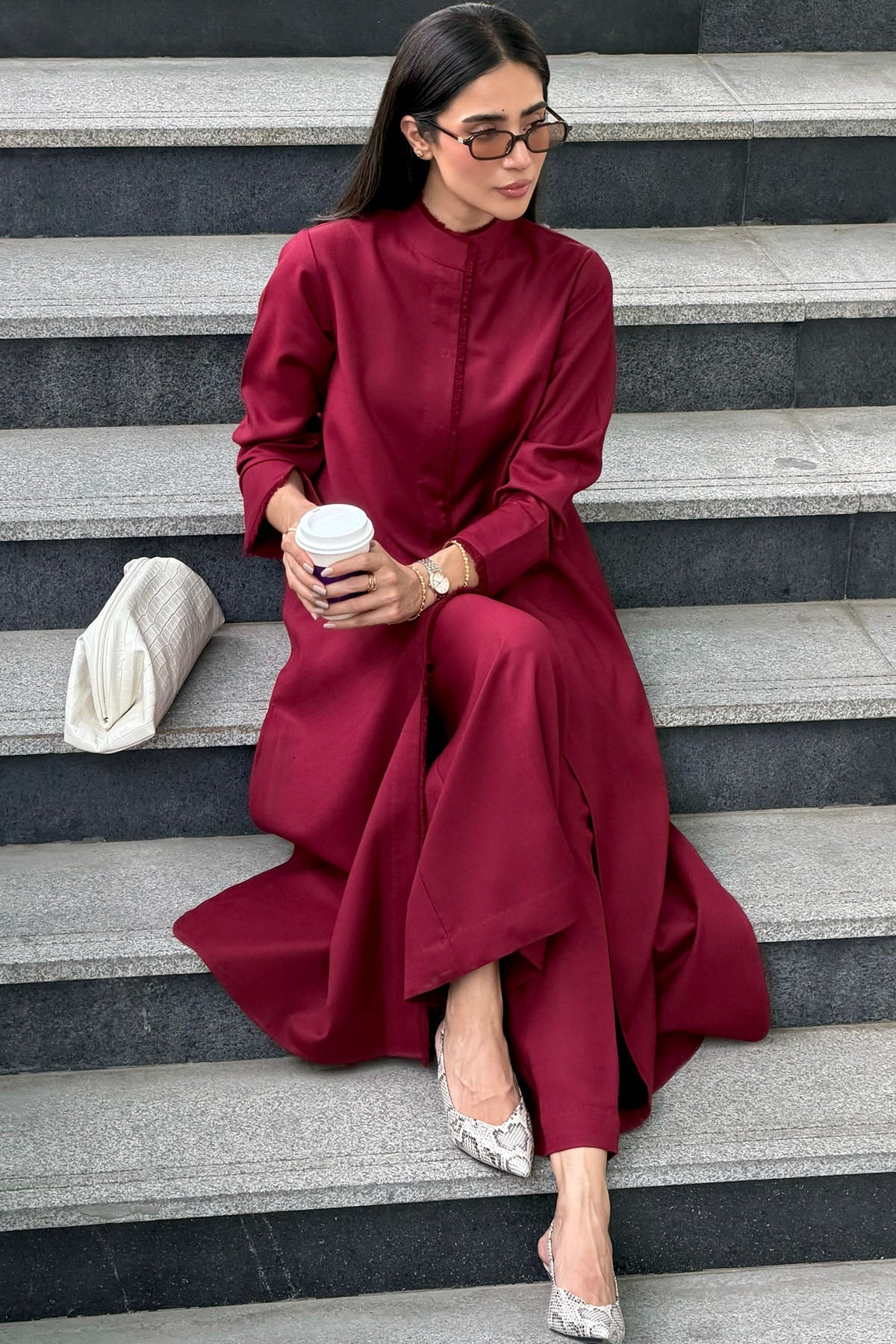 Cranberry - 2 Piece Karandi RTW