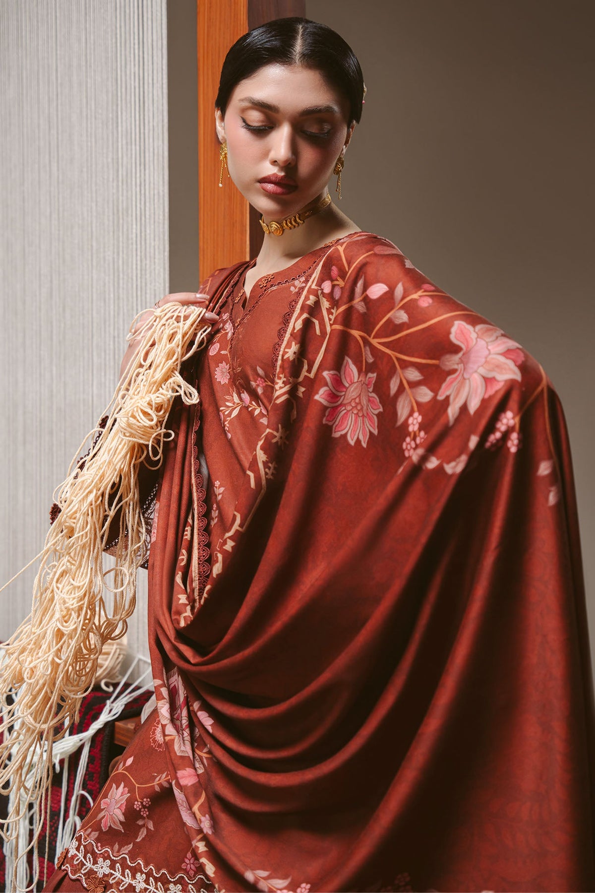 SEPIA GRACE- 3PC MARINA PRINTED SUIT