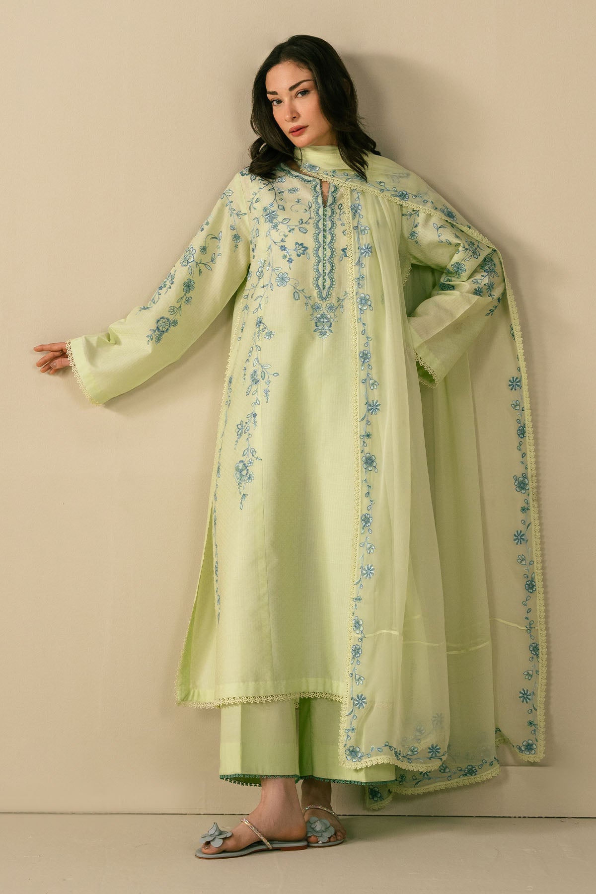 Minty - 3 Piece Jacquard RTW