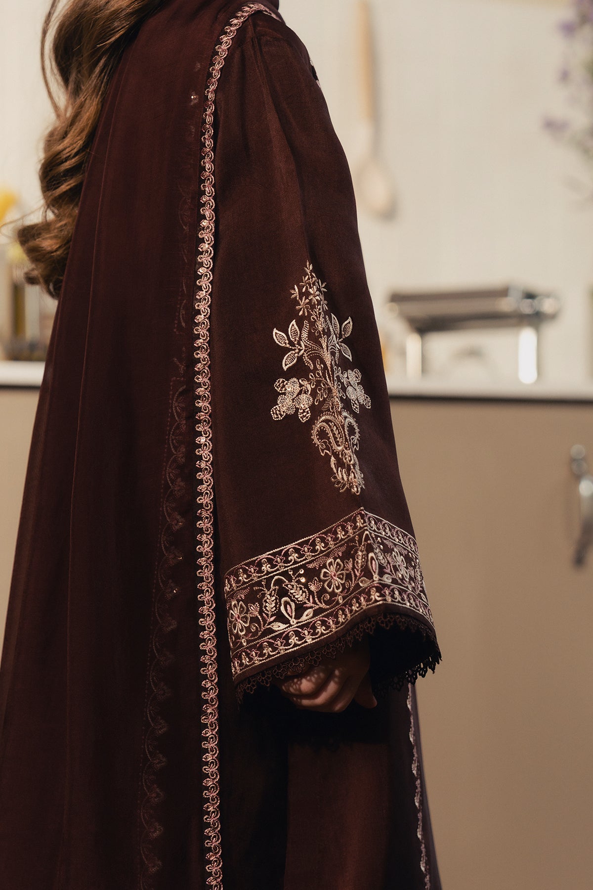 Toffee - 3 Piece Silk